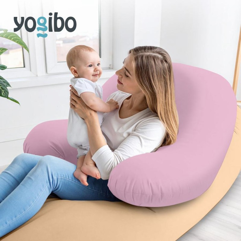 yogibo 体位変換クッション CT-6871 アイボリー Yogibo ヨギボー メガ ムーン ピロー Mega Moon Pillow まくら