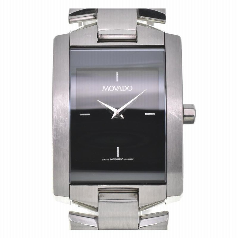 ☆良品【Movado】モバード エリーロ SS 84-C1-455 クォーツ メンズ C