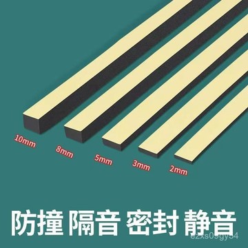 🔥臺灣出🔥防撞門臥室關門靜音門縫隔音條消音貼墊推拉門房門防響防碰撞神器 防撞門 靜音門縫隔音條 防風條 隔音條 AX0K