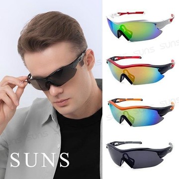 【SUNS】MIT熱銷款防風/騎行/戶外休閒運動眼鏡/墨鏡 抗UV(82503)