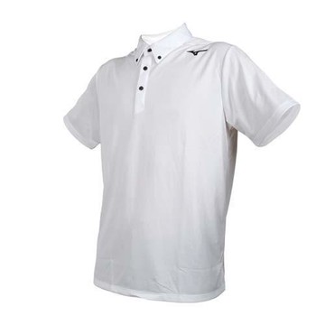 MIZUNO 男短袖POLO衫-抗UV 吸濕排汗 台灣製