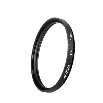 鏡頭 Andoer 52mm UV+CPL+特寫+4 +Star 8 點濾鏡圓形濾鏡套件圓形偏光濾鏡微距特寫星形 8 點