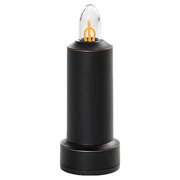 BAREBONES Flameless Candle 無焰蠟燭 LIV-205 霧黑色 尺寸244x234x120mm 64g USB-C 充電  1個