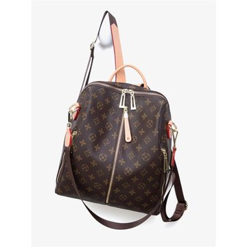 雙肩背包女2025新款時尚大容量旅行游真牛軟皮高級感休閑超火潮牌