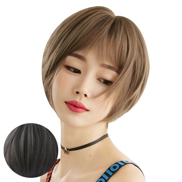 VV GABAL 女性短髮全頂假髮 迷你款  1個  自然黑