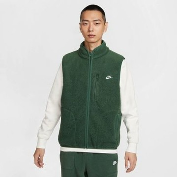 NIKE AS M NK CLUB SSNL WINTERIZED V 男 背心 保暖 搖粒絨 綠-FZ0895323