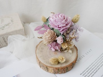 乾燥花名片座【舞光】開幕禮/賀升遷/個性化名片座/客製化