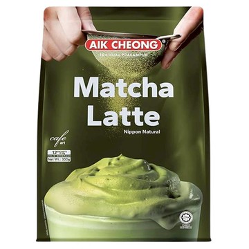 AIK CHEONG 益昌 南洋風文藝館 清香抹茶拿鐵 300g  25g  12包  1袋