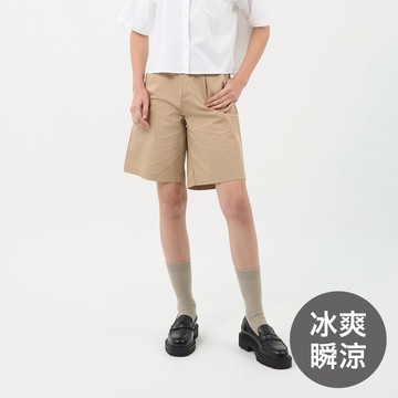 GIORDANO 女裝百慕達冰冰短褲 Cool Collection系列【雙色任選】05405217