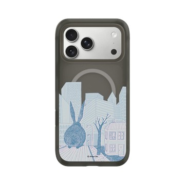 iPhone 17 Pro Max AirX 本質黑 - 幾米 Jimmy Liao - 兔子系列-城市祕密