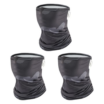 小麥購物 冰絲無痕面罩 E132 31g  深灰色  3件