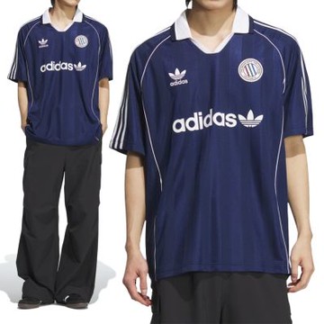 Adidas Jersey Ss 男款 藍色 亞規 足球 上衣 運動 休閒 短袖 KC0127