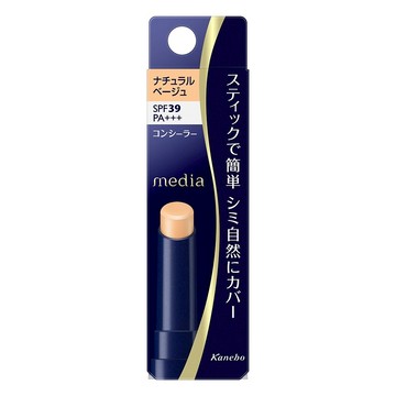 media 媚點 台灣公司貨 完美防曬遮瑕膏 SPF39 PA+++ 3g  自然膚色  1支
