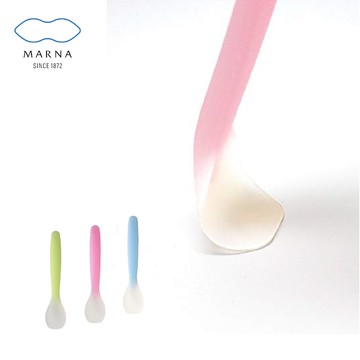 【MARNA】 嬰幼兒矽膠湯匙/副食品湯匙-3色任選(原廠總代理)