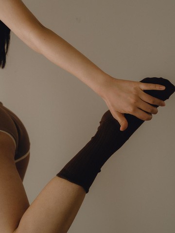 Organic Cotton Socks [Brown]