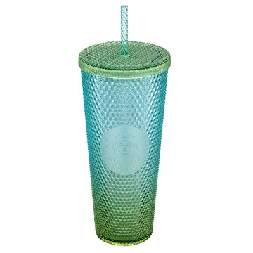 星巴克24OZBling湖水綠TOGO冷水杯