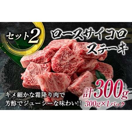 ふるさと納税 ≪数量限定≫宮崎牛ステーキ食べ比べセット(合計500g)　肉　牛　牛肉　国産 E42-23 宮崎県日南市