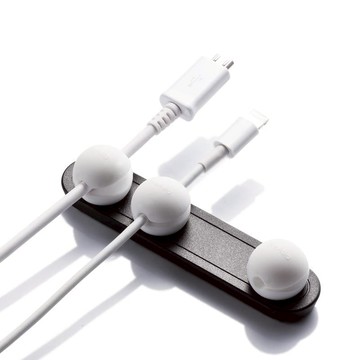 Magnetic Cable Holder 磁力收線器 - PLUS版 長條底座 2組入 黑球組+白球組