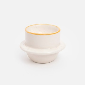 奧可利陶瓷蛋杯7cm 橡果白