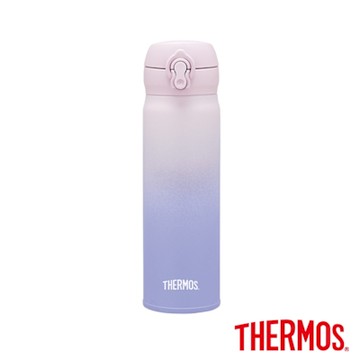 THERMOS膳魔師漸層超輕量彈蓋不鏽鋼真空保溫瓶500ml(JNL-500-GPL)