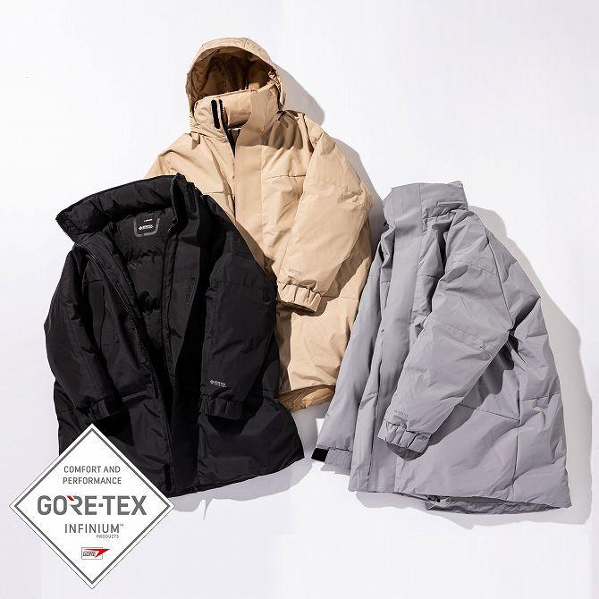 プラスフェニックス GORE-TEX モンスターパーカー カーキ M