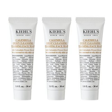 Kiehl s契爾氏 金盞花植物精華潔面泡泡凝露30ml 三入組 台灣專櫃貨