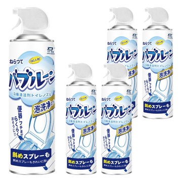 日本馬桶泡泡除臭清潔劑 泡沫慕斯 廁所清潔  500ml  5罐