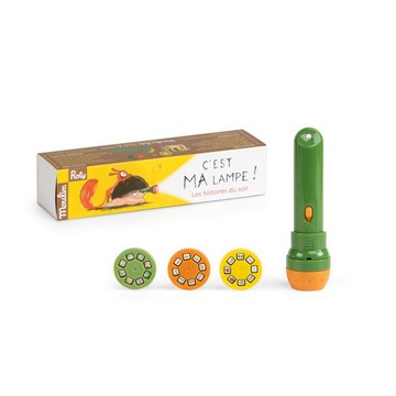 【Moulin Roty】故事書手電筒(休閒學校系列-松鼠歷險記)