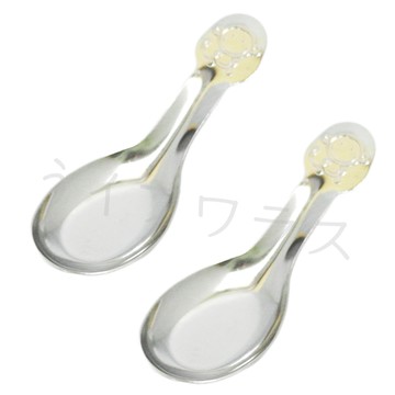 跳跳猴不鏽鋼湯匙-2入