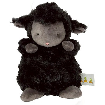 Bunnies by the Bay 海灣兔 萌萌羊 玩偶  黑色  1個  25cm