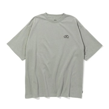 日本POLER PSYCHEDELIC RELAX FIT TEE 彩虹山形眼寬版T /灰 - L