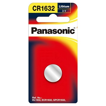 Panasonic 台灣公司貨 鋰鈕扣電池 CR-1632  1入  1顆