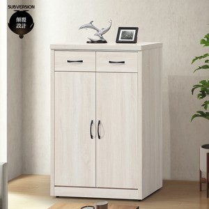 【顛覆設計】聖艾諾2.7尺白原切色鞋櫃