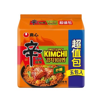 [家速配]農心 辛辣白菜炒麵5入
