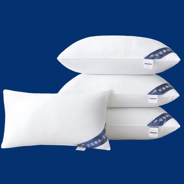 廠家直銷羽絲絨枕芯星級酒店羽絲枕超柔保健枕不變形全棉枕批發