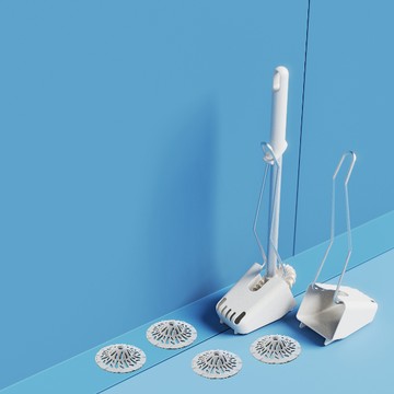 潔癖刷 居家打掃潔癖組 (潔癖刷2入+中浴山 4入)