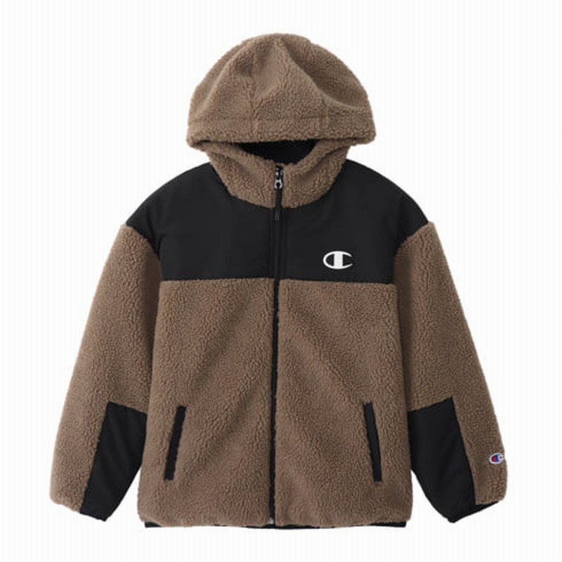 チャンピオン ジュニア キッズ 子供 フリースジャケット Zip Hooded Jacket Ck Ws604 パーカー アウター スポーツウェア Champion ブラウン ブラック 130cm 通販 Lineポイント最大2 0 Get Lineショッピング