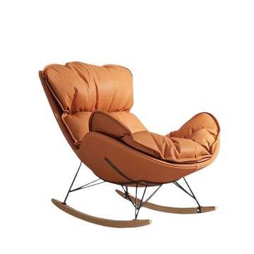 龍蝦搖搖網紅懶人沙發睡覺休閑客廳躺椅家用成人搖椅陽臺單人跨境[010209DD]