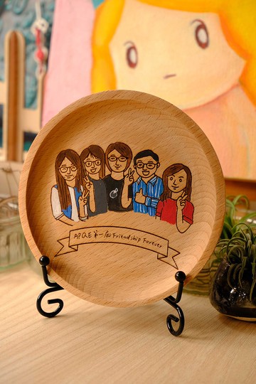 客製化物語小木碟-好朋友訂製版(同款多隻有特別折扣)