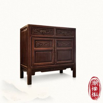 C est Chic 浙江紹興雙抽雙門梓木收納櫃(純老件120年)-幅78cm W78*D42*H79 cm