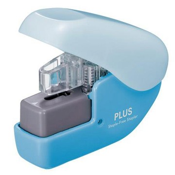 普樂士PLUS無針釘書機SL-104NB/藍色