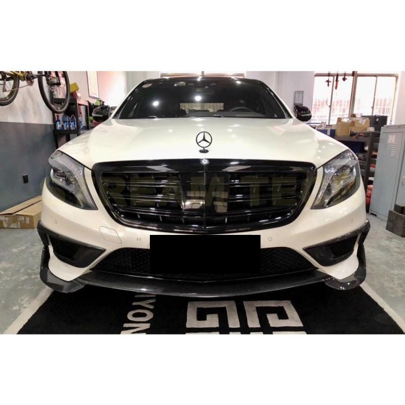 BENZ メルセデス ベンツ W222 Sクラス セダン 前期 S63 S65AMG用 BRABUタイプ カーボン エアロ 5点セット  フロントスポイラー エアヴェント フェンダーヴェント | LINEブランドカタログ