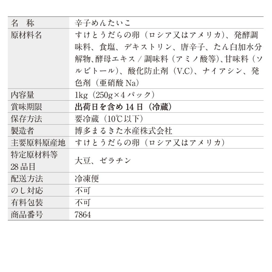 明太子 博多あごおとし切れ子1kg 辛子明太子 博多まるきた水産 あごおとし からし明太子 めんたいこ 博多明太子 切れ子 送料無料