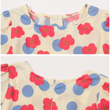 女童春款連衣裙2022年花朵連衣裙品質棉布裙春季兒童裙長袖女童裙