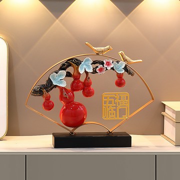 新中式事事如意擺件 客廳 電視櫃 酒櫃 玄關 裝飾品 喬遷新居 開業禮品 禮物
