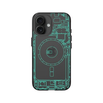 iPhone 16 Clear (相機按鈕) 酷墨灰 - JOCR - Inside an iPhone 13 - Green