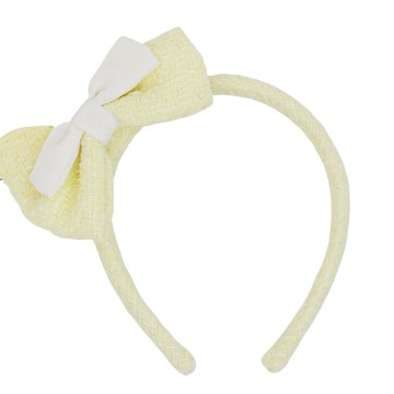 Self-Portrait Kids 黃色蝴蝶結髮箍