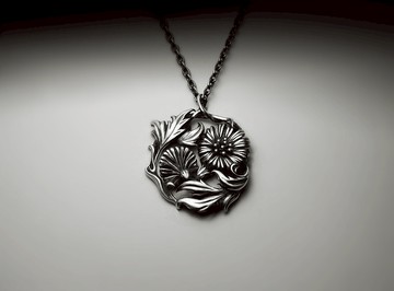 古典非洲菊項鍊