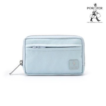 PORTER INTERNATIONAL - 復古品味MORI零錢包 - 輕霧藍