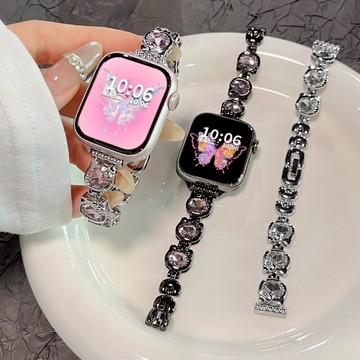 鑲鑽錶帶熱銷合集🔥Apple Watch s11 10 金屬錶帶 iwatch 9 8 SE3 蘋果錶帶 42 46mm